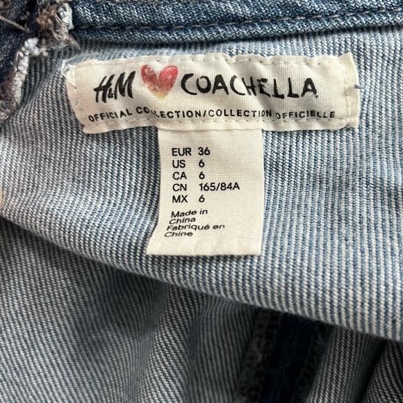 NWOT Embroidered Denim Wrap Dress - Picture 5 of 7